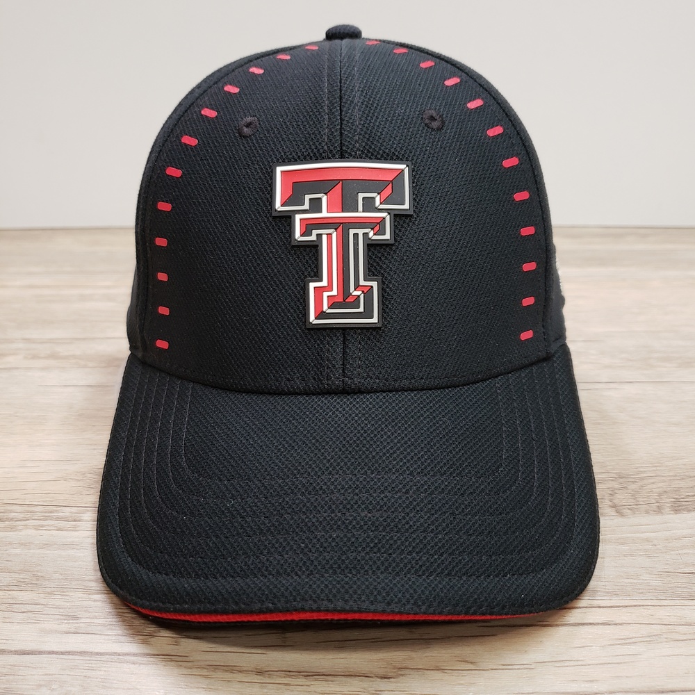 Texas Tech Red Raiders Hat Cap Fitted Mens XL Black NCAA Football Under Armour